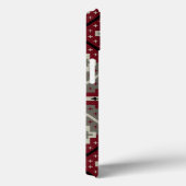 Red Cream Tribal Pattern Abstract Case-Mate iPhone Case (Achterkant / Rechts)