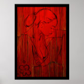 Red Creole Rain Poster (Voorkant)