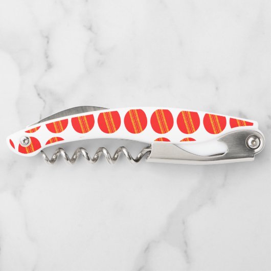 Red Cricket Ball Kurkentrekker (Achterkant)