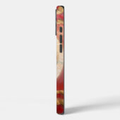 Red Cricket Balls Abstracte kunst Print Design Case-Mate iPhone Case (Achterkant / Links)