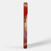 Red Cricket Balls Abstracte kunst Print Design Case-Mate iPhone Case (Achterkant / Rechts)