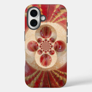 Red Cricket Balls Abstracte kunst Print Design iPhone 16 Hoesje