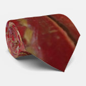 Red Cricket Balls Abstracte kunst Print Design Stropdas (Opgerold)