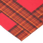 Red Crisscross Tartan, Tafelkleed (Gekanteld)
