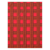 Red Crisscross Tartan, Tafelkleed (Voorkant)