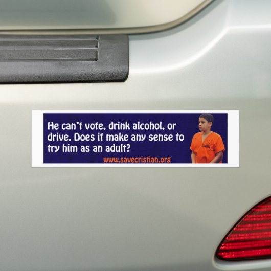 Red Cristian! Bumpersticker (Op auto)