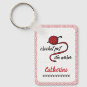 Red Crochet Fast, Die Warm Sleutelhanger (Voorkant)