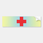 Red Cross Bumpersticker (Voorkant)