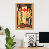 Red Cross Christmas Roll Call Poster (Thuiskantoor)