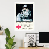 Red Cross Fosters Community Health (US00020A) Poster (Thuiskantoor)