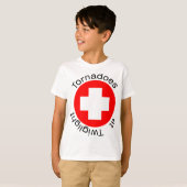RED CROSS HIER T-SHIRT (Voorkant volledig)
