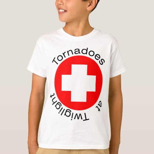 RED CROSS HIER T-SHIRT (Voorkant)