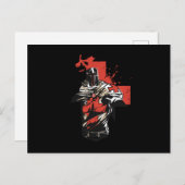 Red Cross Knight Briefkaart (Voorkant / Achterkant)
