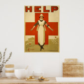 Red Cross Nurse WPA Vintage Poster (Keuken)