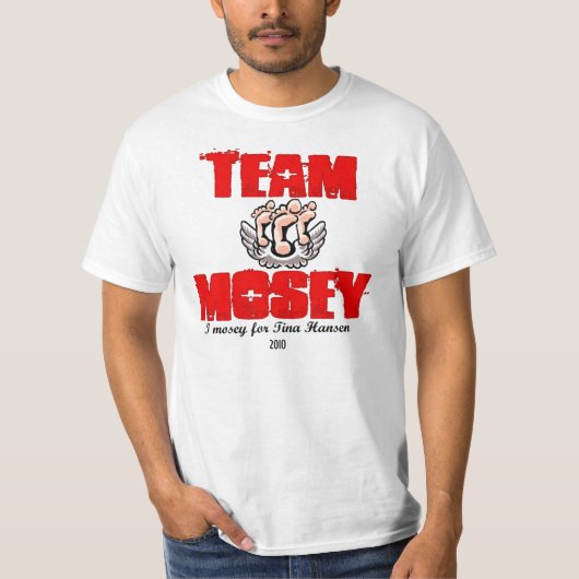 Red Cross Team Mosey T-shirt (Voorkant)