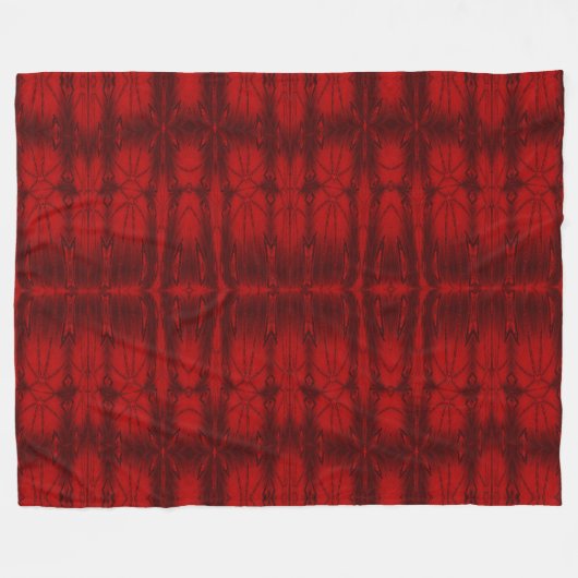 Red Crystal 6 Fleece Deken (Voorkant (Horizontaal))
