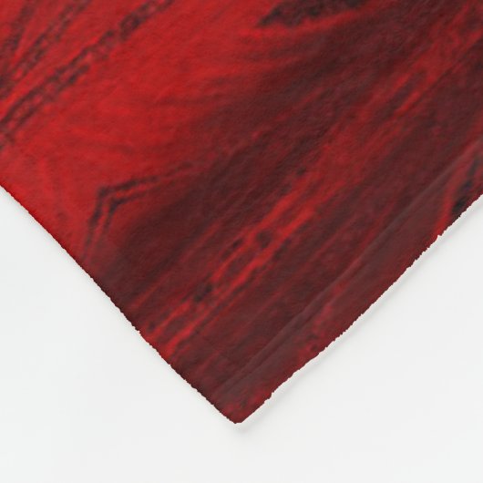 Red Crystal 7 Fleece Deken (Hoek)