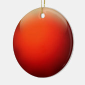 Red Crystal Ball Keramisch Ornament (Links)