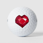 Red Crystal Golfballen (Voorkant)