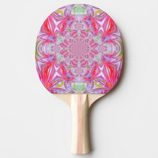 Red Crystal Ping Pong Paddle Tafeltennisbatje (Voorkant)