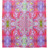 Red Crystal Shower Curtain Douchegordijn (Voorkant)