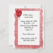 Red Cup Drink party Kaart (Achterkant)