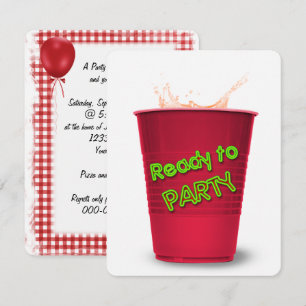 Red Cup Drink party Kaart