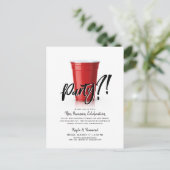 Red Cup Humor speciale viering Briefkaart (Staand voorkant)