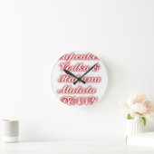 Red Cupcakes Vodka Hakuna Matata FUNNY. Ronde Klok (Huis)