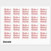 Red Cupcakes Vodka Hakuna Matata FUNNY. Vierkante Sticker (Vel)