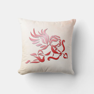 Red Cupid met Bow en Arrow Buitenkussen