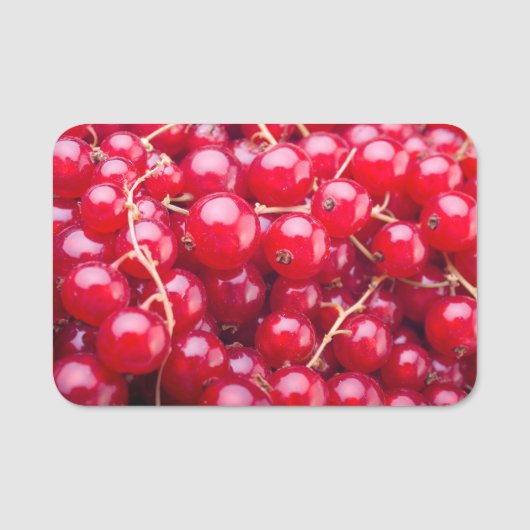 Red Currant Naamplaatje (Voorkant)