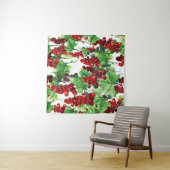 Red Currant Seamless Patroon Wandkleed (In Situ (horizontaal))