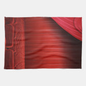 Red Curtain Theater Kitchen Dish Towel Theedoek (Horizontaal)