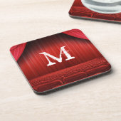 Red Curtain Theatre Monogram Drink Onderzetter (Linkerzijde)