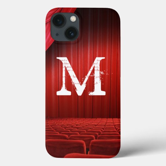 Red Curtain Theatre Monogram IPAD Case (Achterkant)