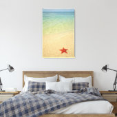 Red Cushion Zee Star | Trinidad, Cuba Canvas Afdruk (Insitu (Slaapkamer))