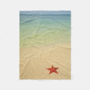 Red Cushion Zee Star Trinidad, Cuba Fleece Deken