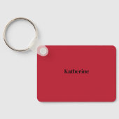 Red Custom Las Vegas Nevada Welkomstbord Sleutelhanger (Achterkant)