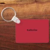 Red Custom Las Vegas Nevada Welkomstbord Sleutelhanger (Achterkant)