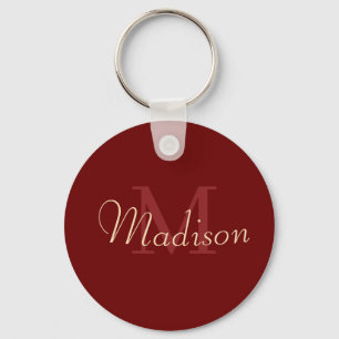 Red Custom Name Love Gift Persoonlijk Sleutelhanger