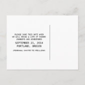 Red Cute Gamer bespaart het Briefkaart Datum (Achterkant)