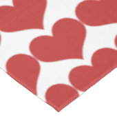 Red Cute Hearts Pattern Tablecloth Tafelkleed (Gekanteld)