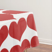 Red Cute Hearts Pattern Tablecloth Tafelkleed (Voorbeeld)