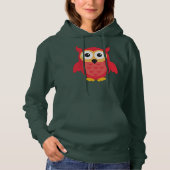 Red Cute Owl Hoodie (Voorkant)