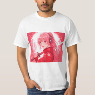 RED cyberpunk T-shirt