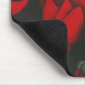 "Red Cycalman" Floral Mousepad Muismat (Hoek)