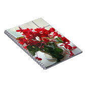 Red Cyclamen Flowers Notitieboek (Rechterzijde)