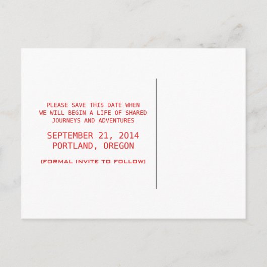 Red D20-desktopgamer bespaart het Briefkaart Datum (Achterkant)