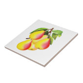 Red D’Anjou Pears —  illustratie Tegeltje (Zijkant)
